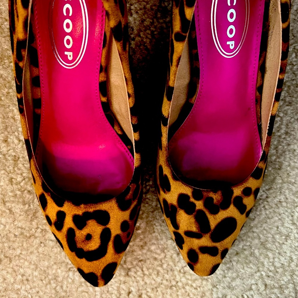 Leopard heels